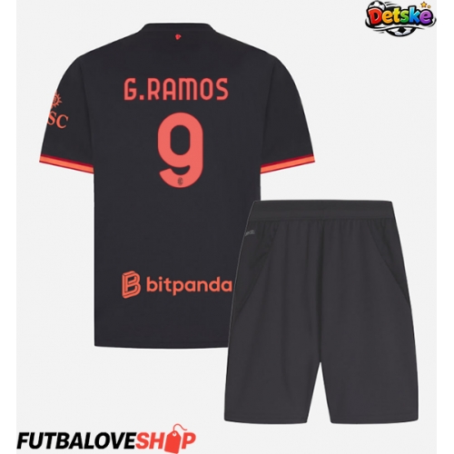 Dres AC Milan Goncalo Ramos #9 Tretina pre deti 2026-27 Krátky Rukáv (+ trenírky)